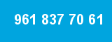 961 837 70 61
